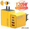 243079-68f9e5.jpg 120 واط شاحن سريع نوع C USB C PD شاحن شحن سريع 3.0 USB مهايئ شاحن آيفون 15 14 13 سامسونج شاومي الجدار شاحن