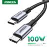 كبل من النوع C إلى USB C لماك بوك ، آيباد ، سامسونجمي ، شاوميو دي ، سلك شاحن سريع الشحن PD ، رقاقة 5a E-Marker ، W W