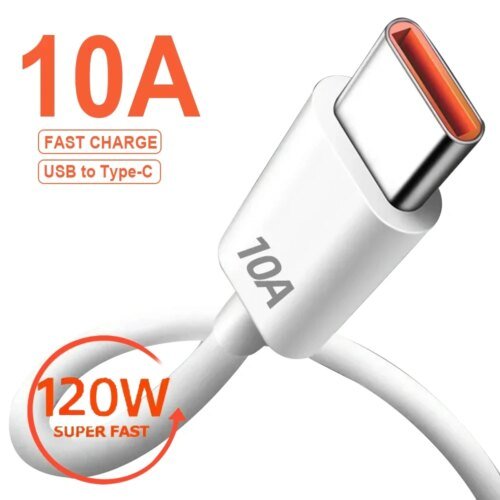 243601-1a47d8.jpg كابل USB من النوع C للهاتف المحمول ، سلك شحن سريع ، سلك بيانات ، خط لهاتف هواوي 30 ، شيومي ريدمي ، سامسونج بوكو F5 ، 10A
