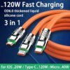 243627-4fffca.jpg 3 في 1 120 واط 6A شحن سريع نوع C كابل مايكرو USB آيفون شحن كابل لسامسونج هواوي شاومي شاحن الهاتف USB كابل