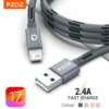 PZOZ لـ 14 13 12 11 Pro Xs Xr X 8 plus iPad Air Mini سريع