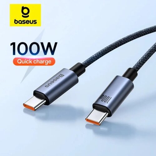 Baseus W كابل USB C إلى النوع C لهاتف iPhone 15 Plus Pro Max PD شحن سريع سلك بيانات لجهاز Macbook ximo maco