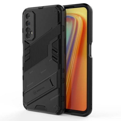 248591-83910c.jpg جراب هاتف مقاوم للصدمات لـ OPPO Realme 7 Pro ، 4G ، غطاء خلفي ، مسند مغناطيسي ، حافظات حماية ضد السقوط ، درع