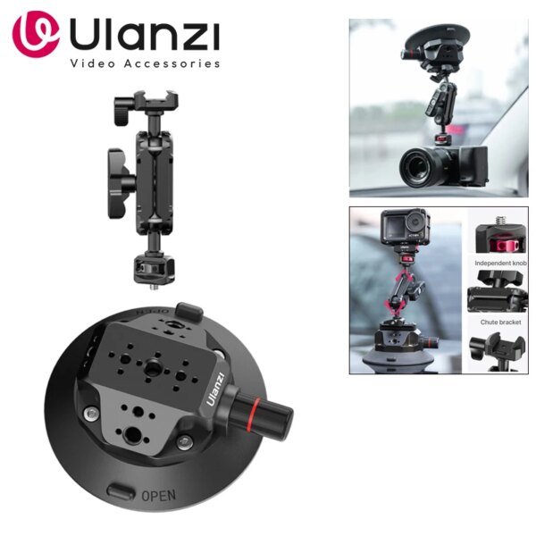 Ulanzi  شفط  حامل للهاتف او كاميرا GoPro بطل Insta360 DJI