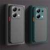 263616-5fbeb6.jpg حافظة غير لامعة مضادة للصدمات لهاتف Xiaomi POCO C65 C61 X6 F5 X5 M6 Pro 4G F3 غطاء حماية صلب من البولي يوريثان الناعم كاباس