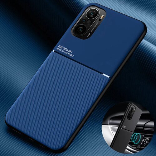 ل شاومي Poco F3 حالة سيارة حامل مغناطيسي لوحة جلدية الغطاء الخلفي ل Pocophone ليتل بوكو F3 F 3 PocoF3 F3poco الهاتف حالات