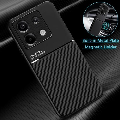 جراب هاتف ملمس مغناطيسي من الجلد ، غطاء لهاتف Redmi Note 13 Pro Plus 5G ، 12 ، 11 Pro Plus ، 12C ، 13C ، 4G