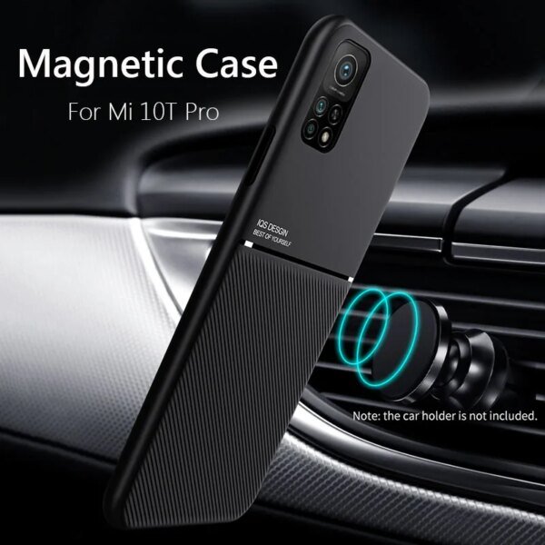 حافظة لهاتف شاومي Mi 10T Pro حافظة جلدية مغناطيسية إطار لين Funda On لهواتف شاومي Mi 10T Pro Mi10T Pro 5G حافظة هاتف كابا