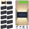 10 مصابيح LED تعمل بالطاقة الشمسية