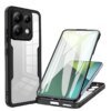 حافظة لهاتف Xiaomi Poco X6 5G 360 شاشة كاملة غطاء حماية للكمبيوتر الشخصي لهاتف Poxo Poko Little Pocco X6 X 6 6X Pocox6 مقاوم للصدمات Clear Funda