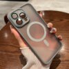 299467-5ac524.jpg جراب مغناطيسي فاخر غير لامع شفاف للصدمات ، غطاء شحن لاسلكي magafe ، iPhone 16 ، 15 ، 14 ، 13 ، 12 ، 11 Pro Max ، Plus