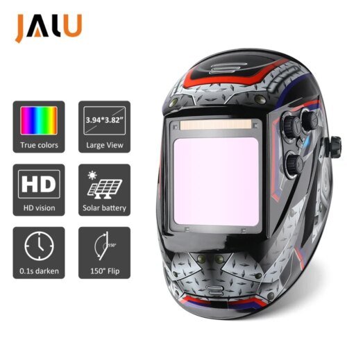 السيارات سواد لحام الزجاج 1112 قناع اللون الحقيقي لحام خوذة Occhiali Saldatura Oscuramento Automatico نظارات لحام DIN16