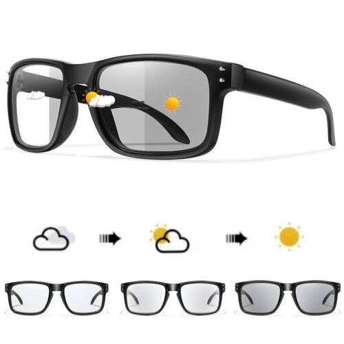 328830-481fd3.jpg نظارات شمسية لركوب الدراجات Photochromic للرجال ، نظارات مربعة ، مقاومة للرياح ، نظارات كلاسيكية ، رياضة خارجية ، MTB ، دراجة ، أزياء بسيطة