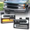 موفوتور شاحنة بدوره مصباح إشارة ، ترحيب ضوء DRL المصباح لاستبدال 1988-1998 تشيفي جي إم سي في الضواحي سيلفرادو