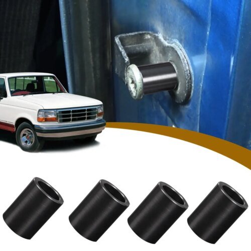 4 قطعة مجموعة قفل الباب البطانات المهاجم المضادة للتصادم الغطاء الواقي لفورد F100 F150 F250 F350 برونكو موستانج الحارس 1980-1996