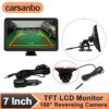 654237-34a79e.jpg Carsanbo AHD 1080P 160 درجة عكس نظام الكاميرا الاحتياطية 7 بوصة TFT شاشة الكريستال السائل شاشة الرؤية الخلفية للسيارة مع خط وقوف السيارات DIY