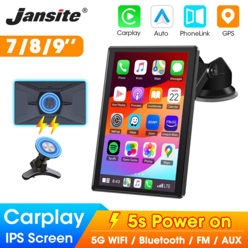7/8/9 بوصة دعم التوجيه والصورة راديو مرآة السيارة اللاسلكي Carplay أندرويد السيارات الوسائط المتعددة مشغل فيديو شاشة عالمية