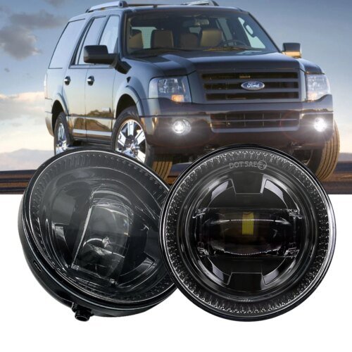 1 زوج 30W جولة Led الضباب مصباح السيارات ضوء لفورد F150 2007-2014/الحارس 2008-2011/إكسبيديشن 2007-2015
