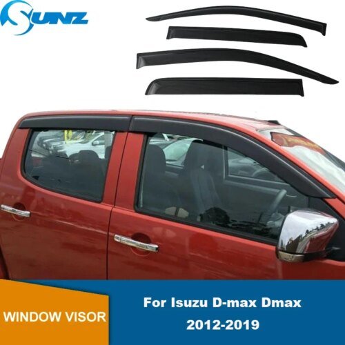 واقي من المطر نافذة جانبية لـ ايسوزو D-max Dmax 2012 2013 2014 2015 2016 2017 2018 2019